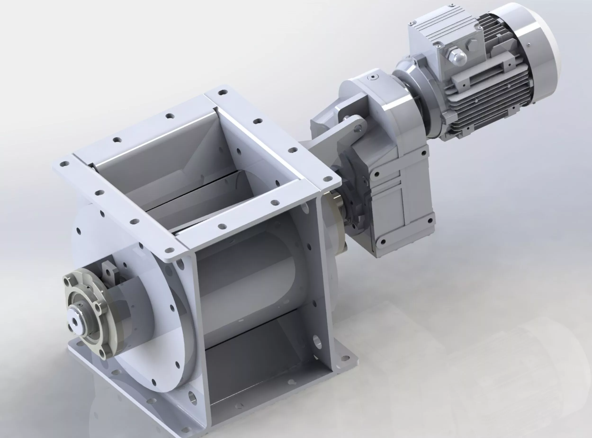 DIAMETER 250 MM AIR LOCK ROTARY FEEDER 3D model