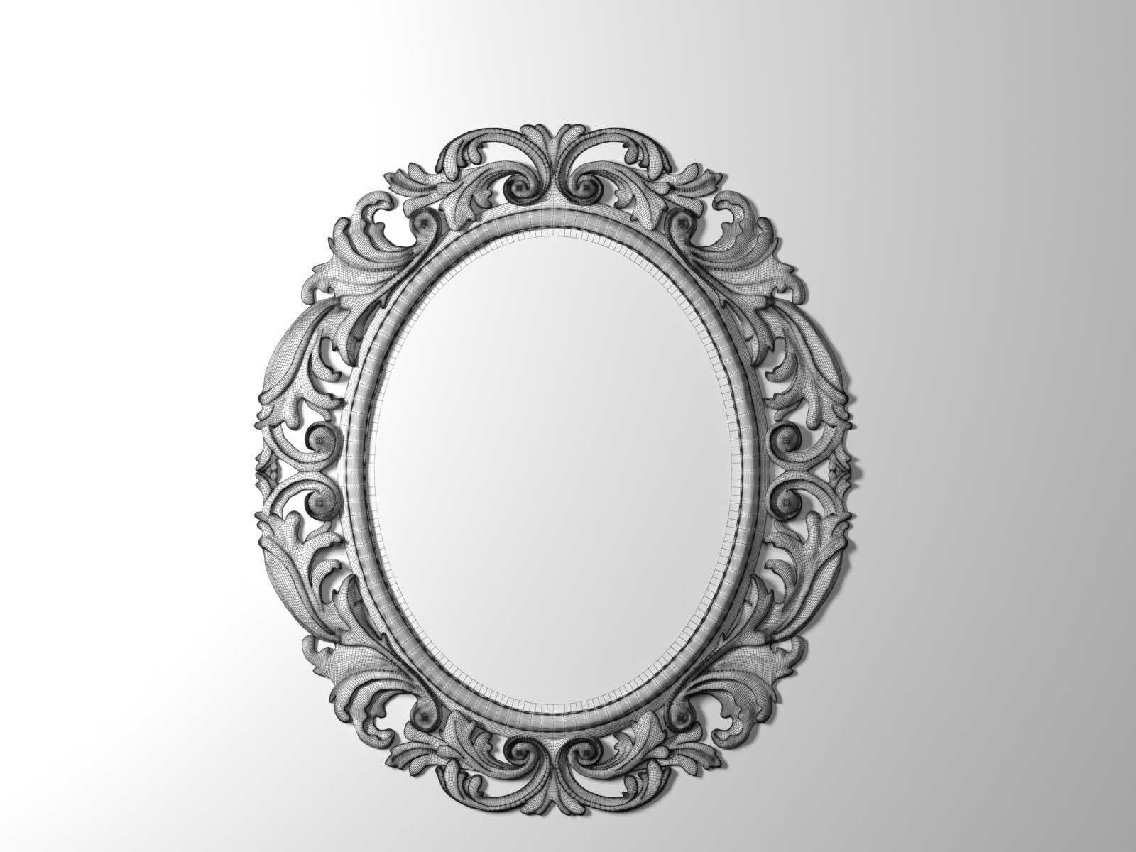 Marvellini Signora Flagello Photo Frame 3D model_1