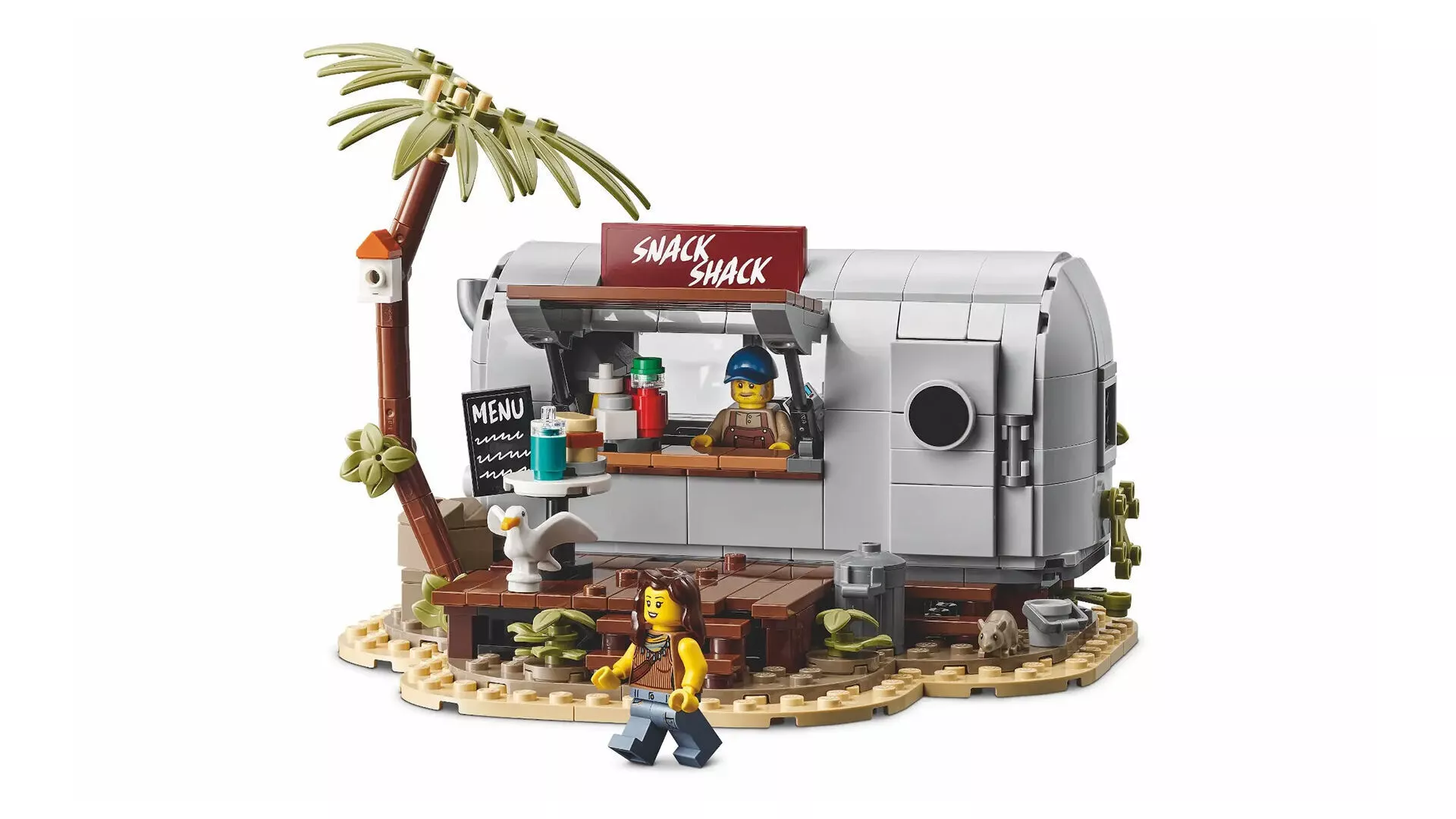 MB-910030 Roadside Snack Shop Brick Model 3D print model
