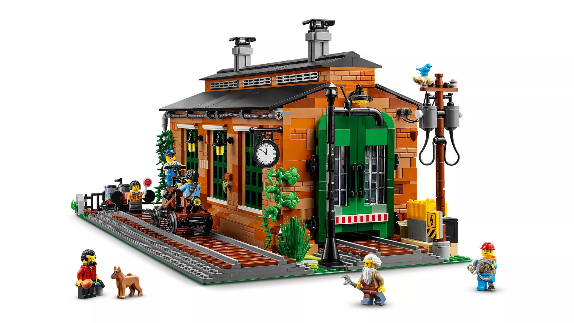 MB-910033 Historic Railway Engine Depot Model 3D print model