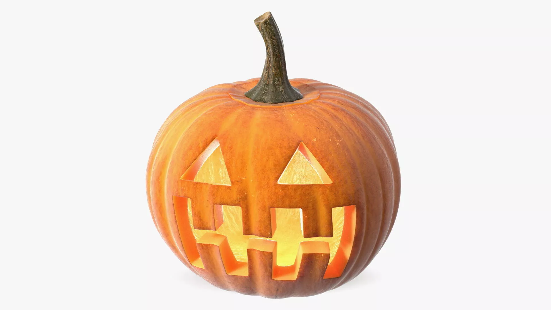 Carved Decorative Pumpkin for 3D Print 3D print model