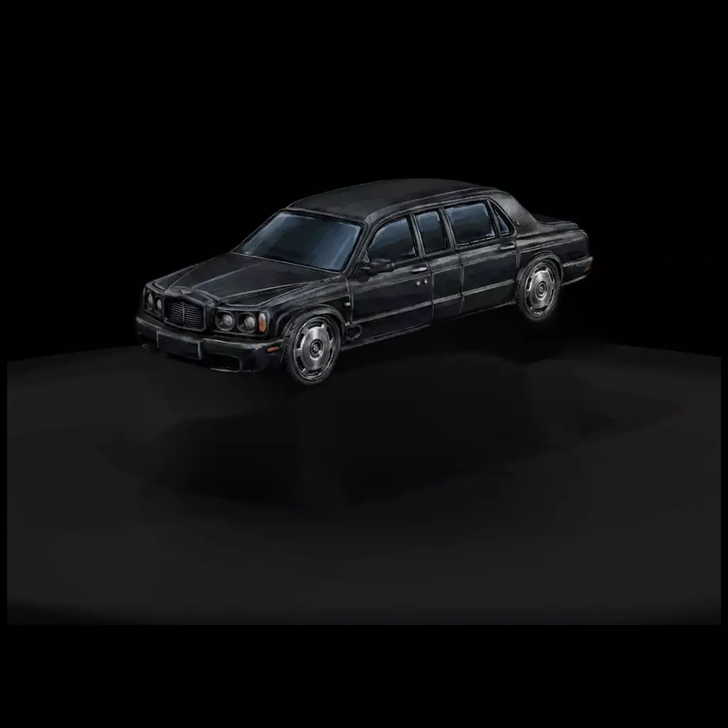 1-87 HO Bentley Stretch Limousine Printable STL 3D print model