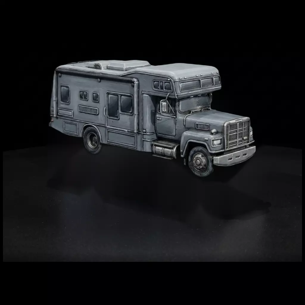 1-87 HO Cab Over Motorhome Printable STL 3D print model