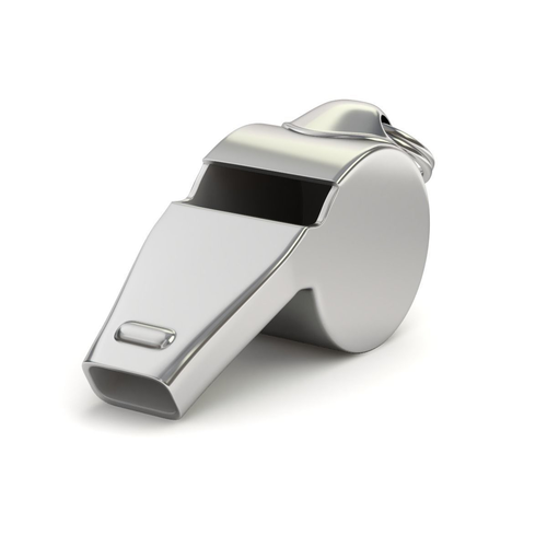 Metal whistle 3D model