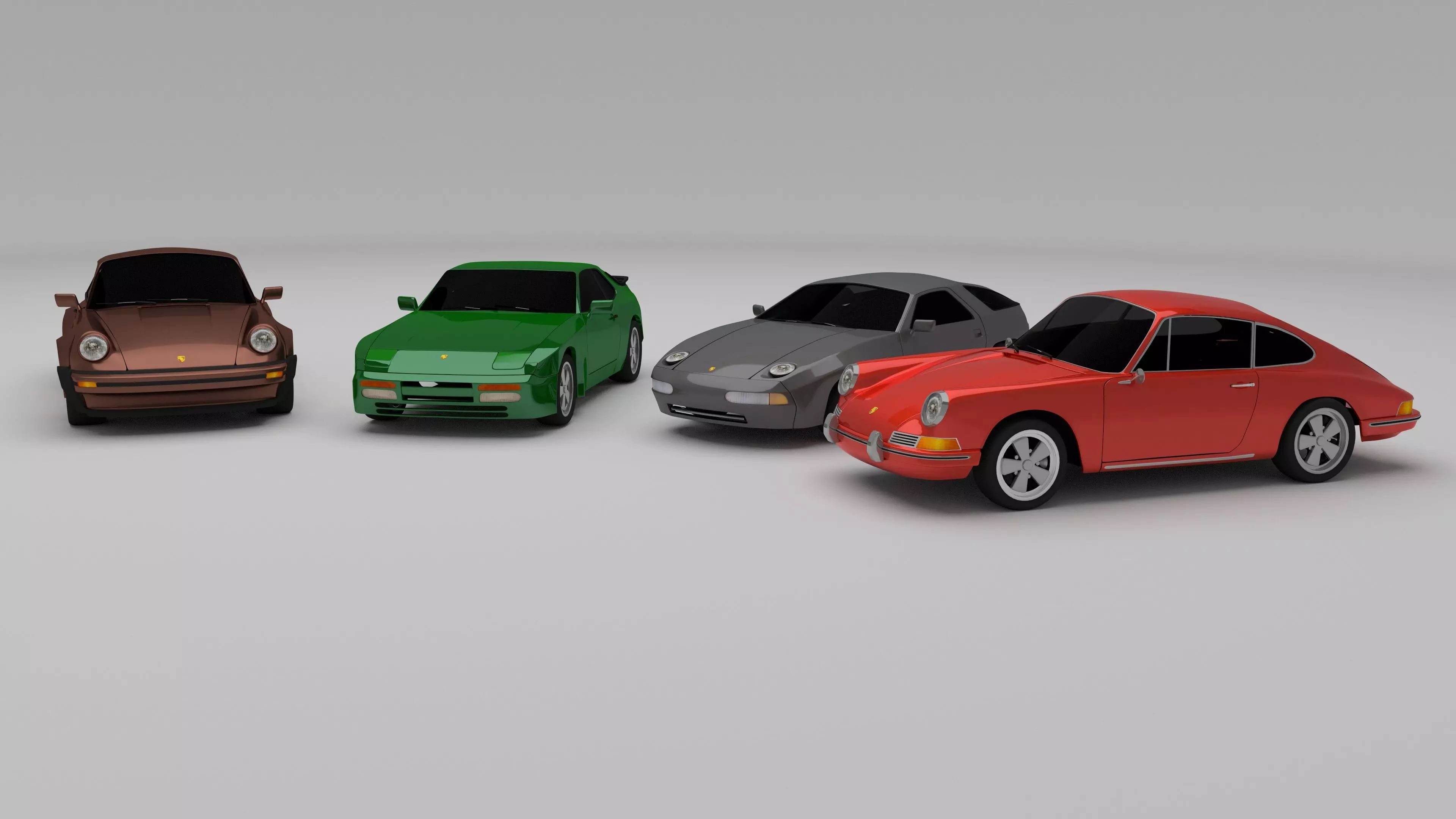 Porsche Classic Collection 3D model