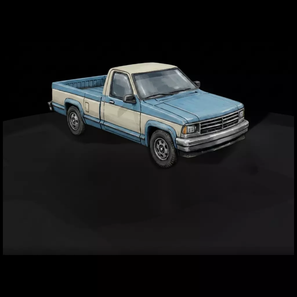 1-87 HO Truck for Dioramas HO 1 87 Printable STL 3D print model