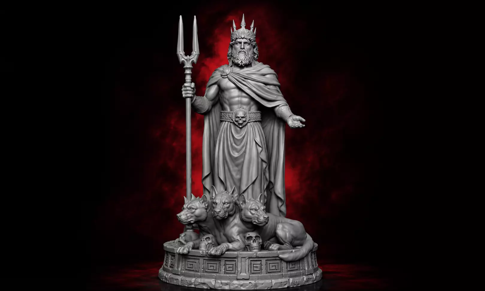 Hades God of the Underworld 3D print model