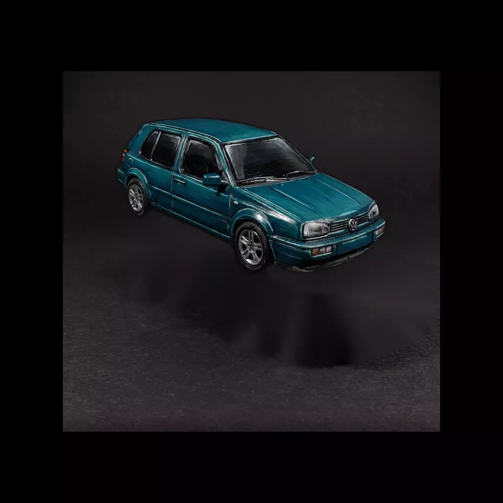 1-87 HO hatchback shell for scenes Printable STL 3D print model