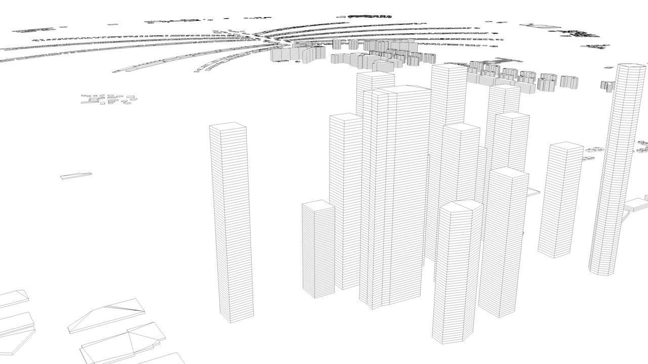Dubai Streets and Buildings 3D model_11