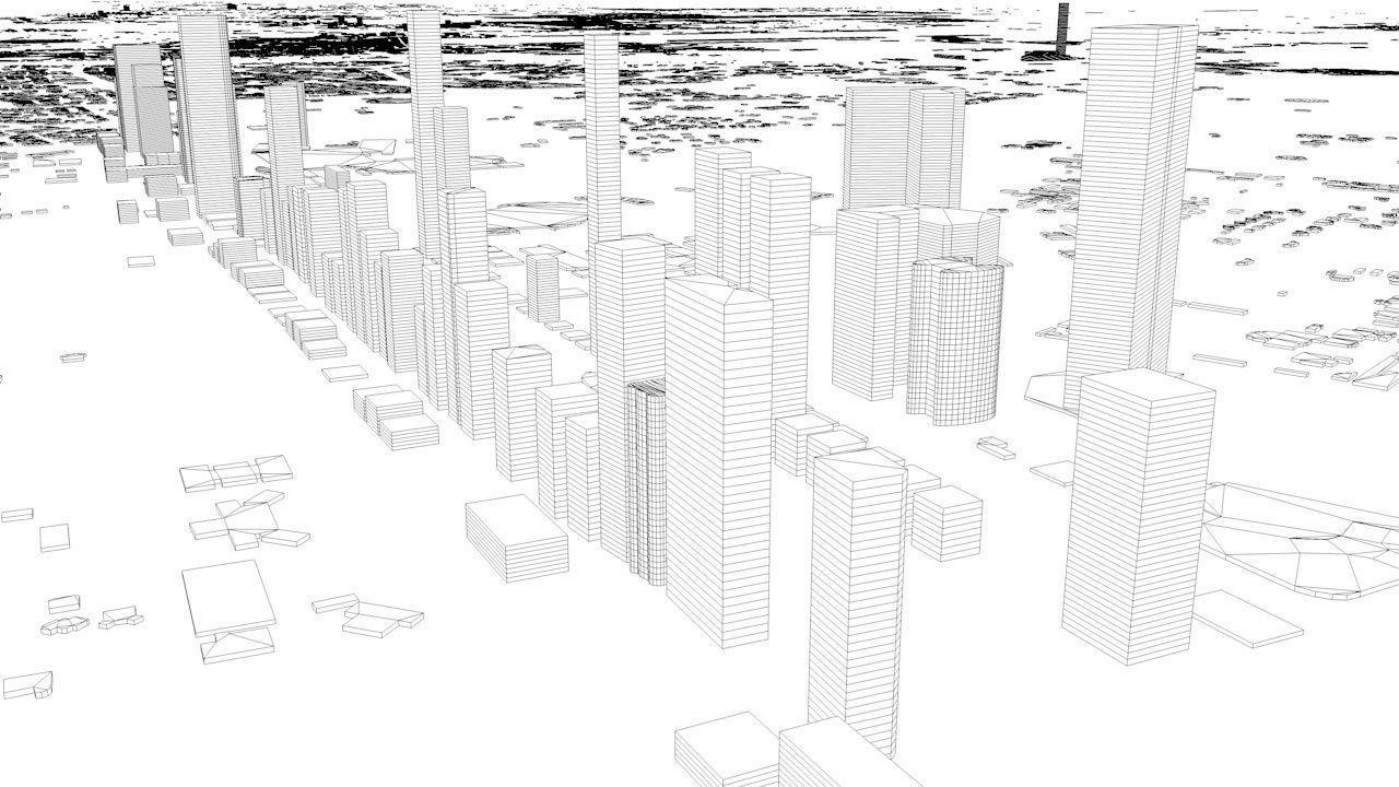 Dubai Streets and Buildings 3D model_13