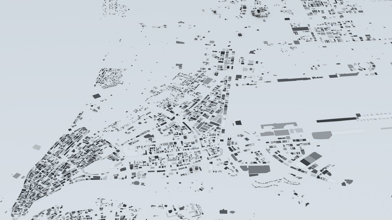 Dubai Streets and Buildings 3D model_4