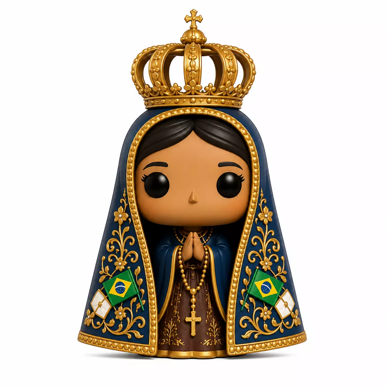 Funko Pop Style Our Lady of Aparecida 3D Printable STL Model 3D print model