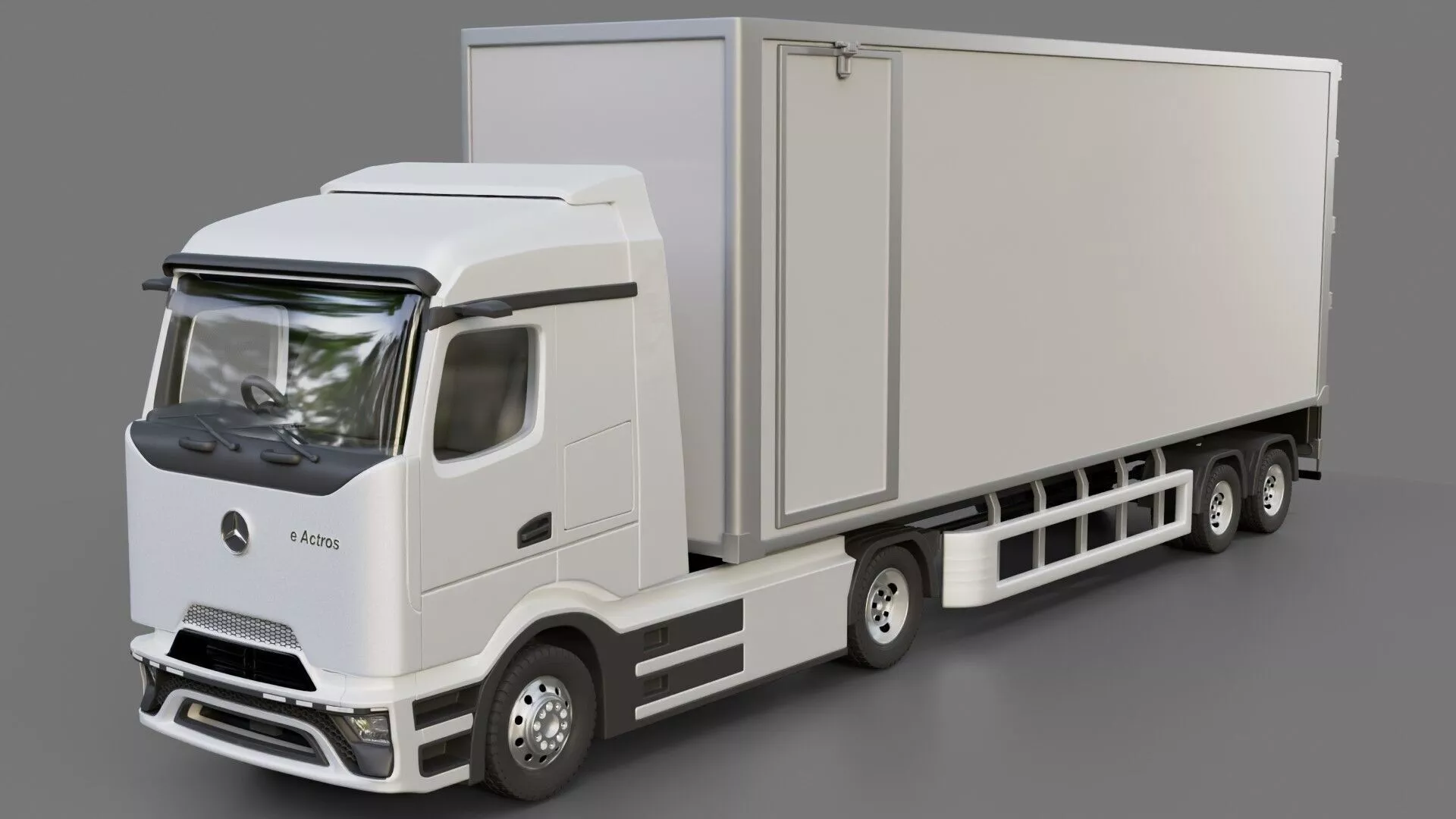 Mercedes-Benz Actros e 600 Trailer 3D model