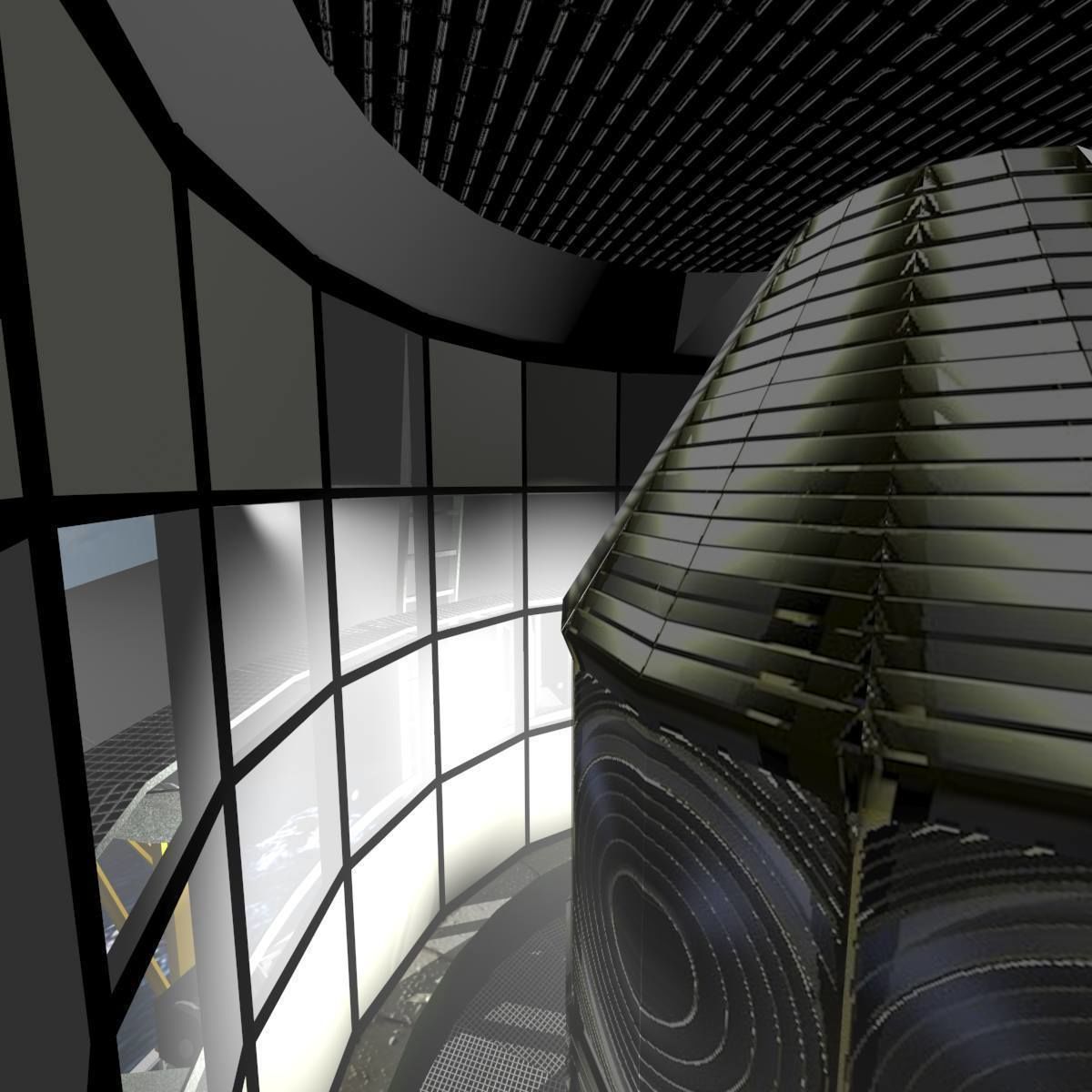 Skerryvore Lighthouse - simple version Low-poly 3D model_14