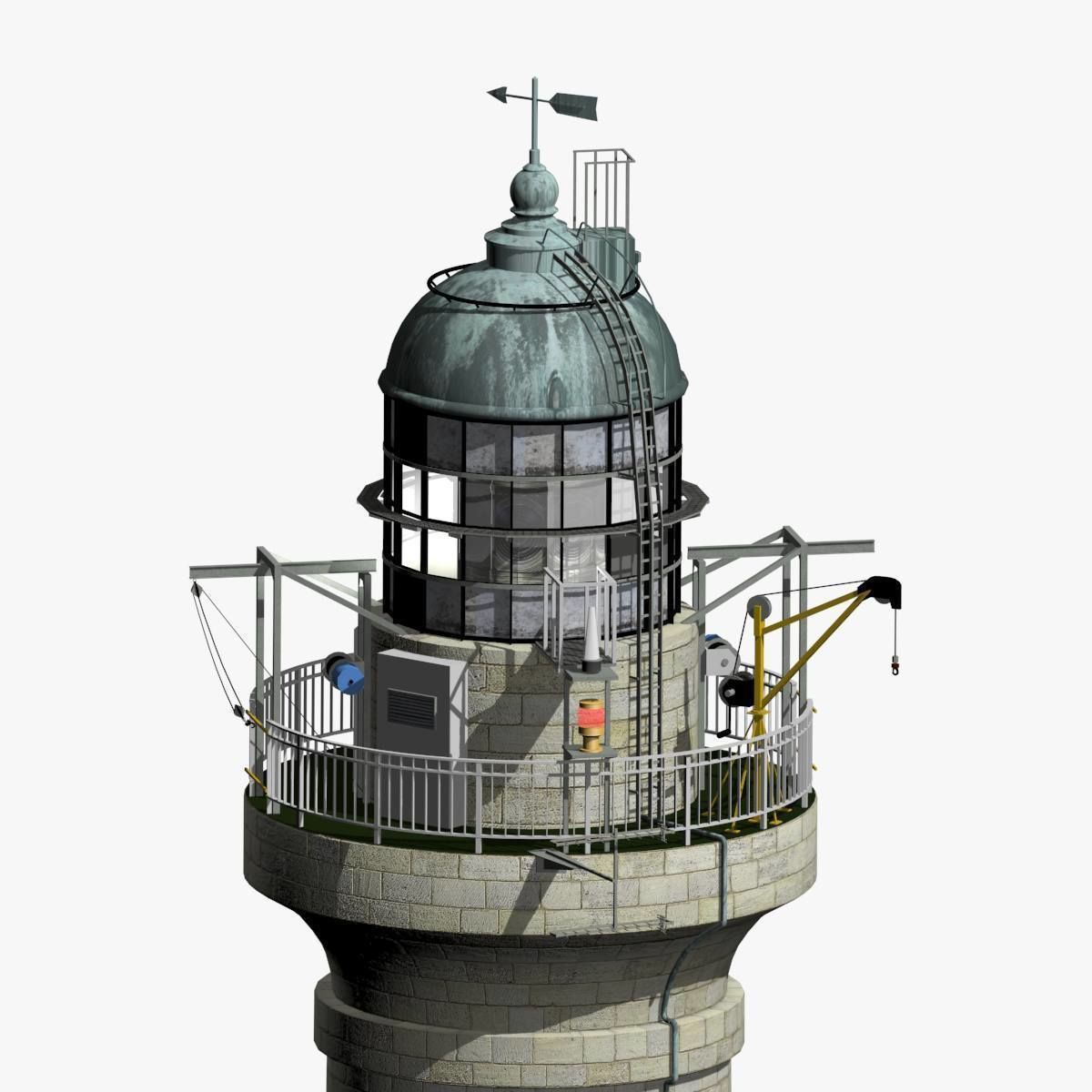 Skerryvore Lighthouse - simple version Low-poly 3D model_4