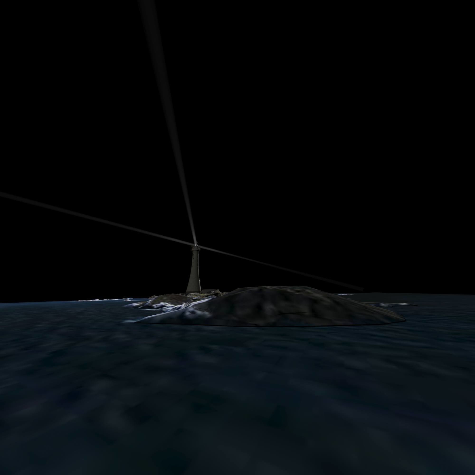 Skerryvore Lighthouse - simple version Low-poly 3D model_25