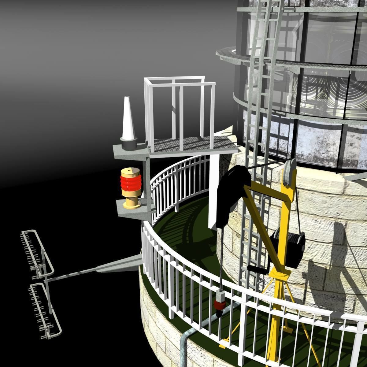 Skerryvore Lighthouse - simple version Low-poly 3D model_13