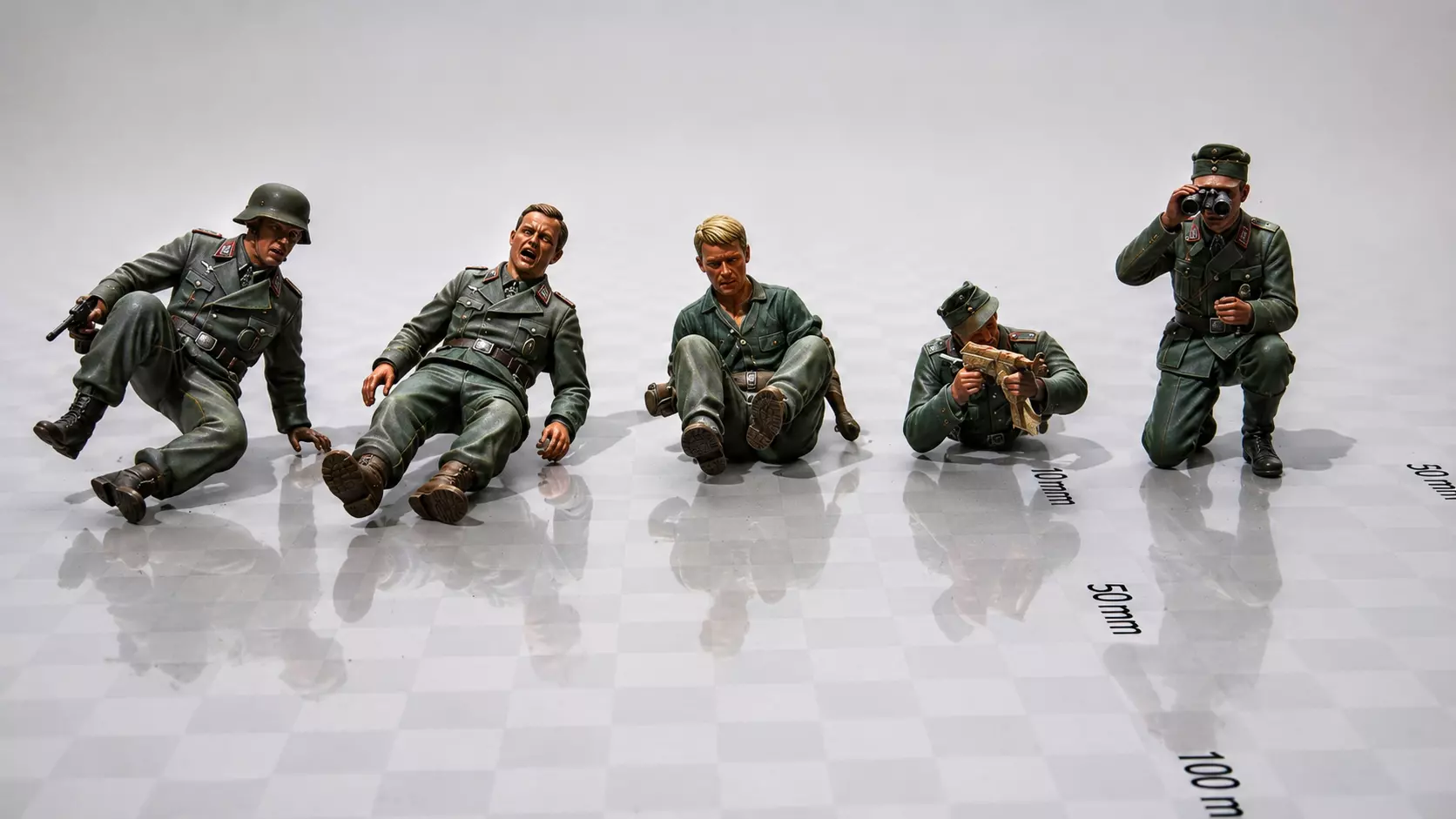 Wounded German Tank Crew 3D print model