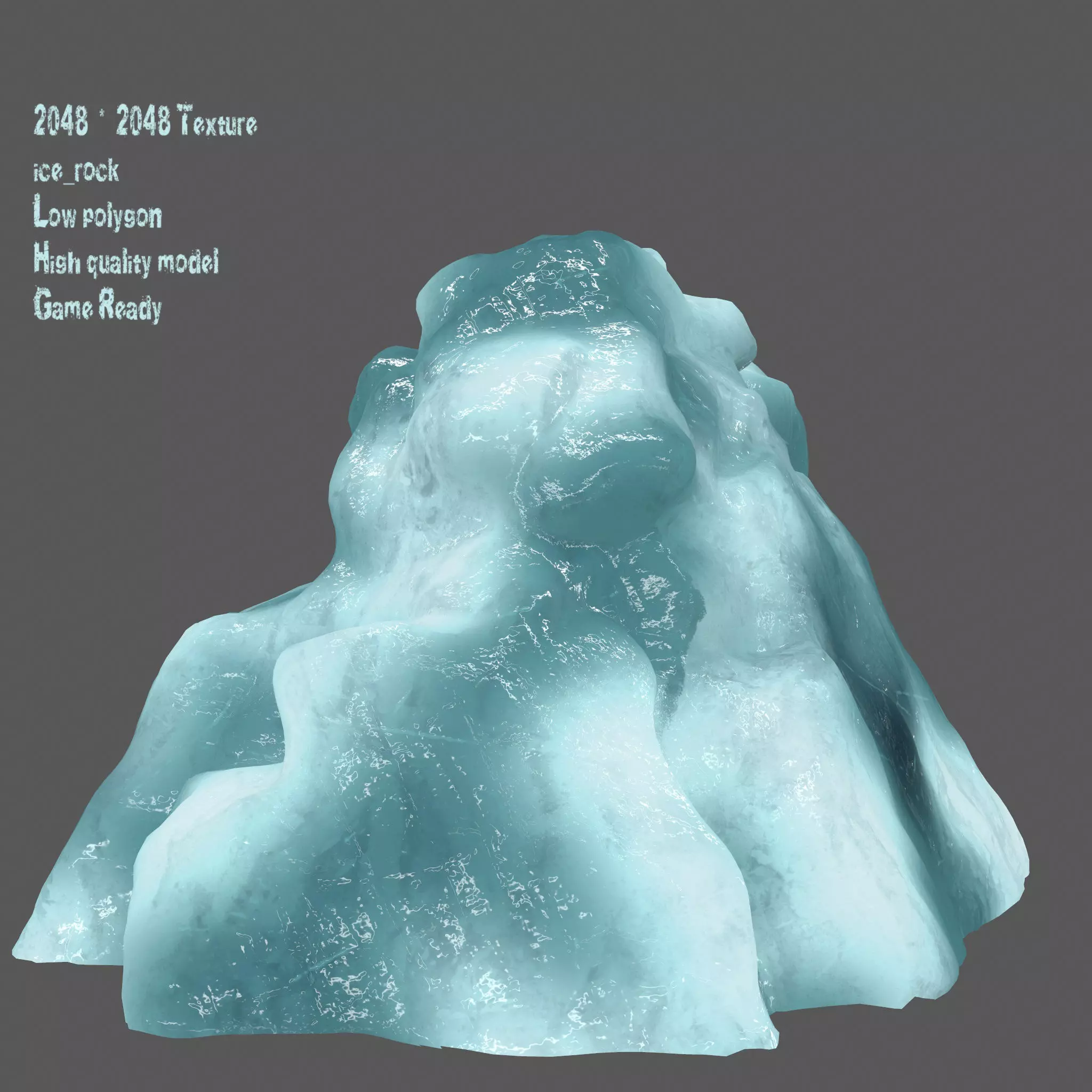 3D model Ice block VR / AR / low-poly | CGTrader