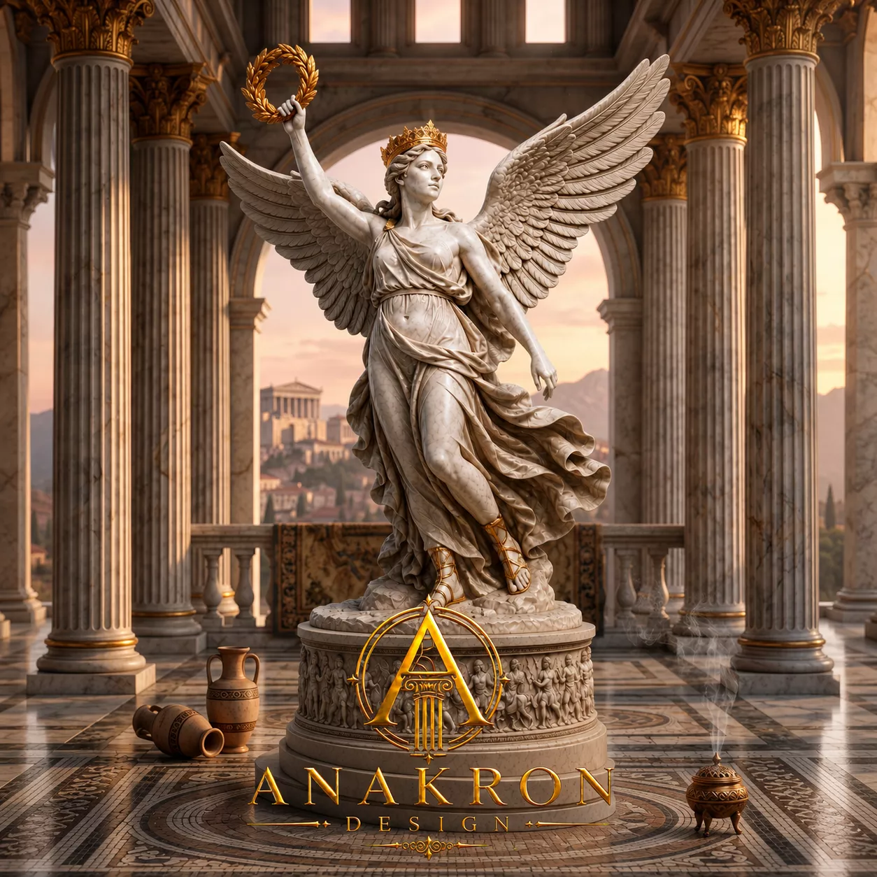 Nike Goddess of Victory Statue 3D Print Model 3D print model