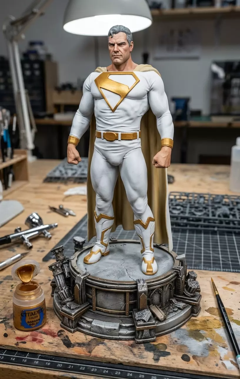 Superman Kingdom Come Inspired Statue or Miniature Diorama 3D print model