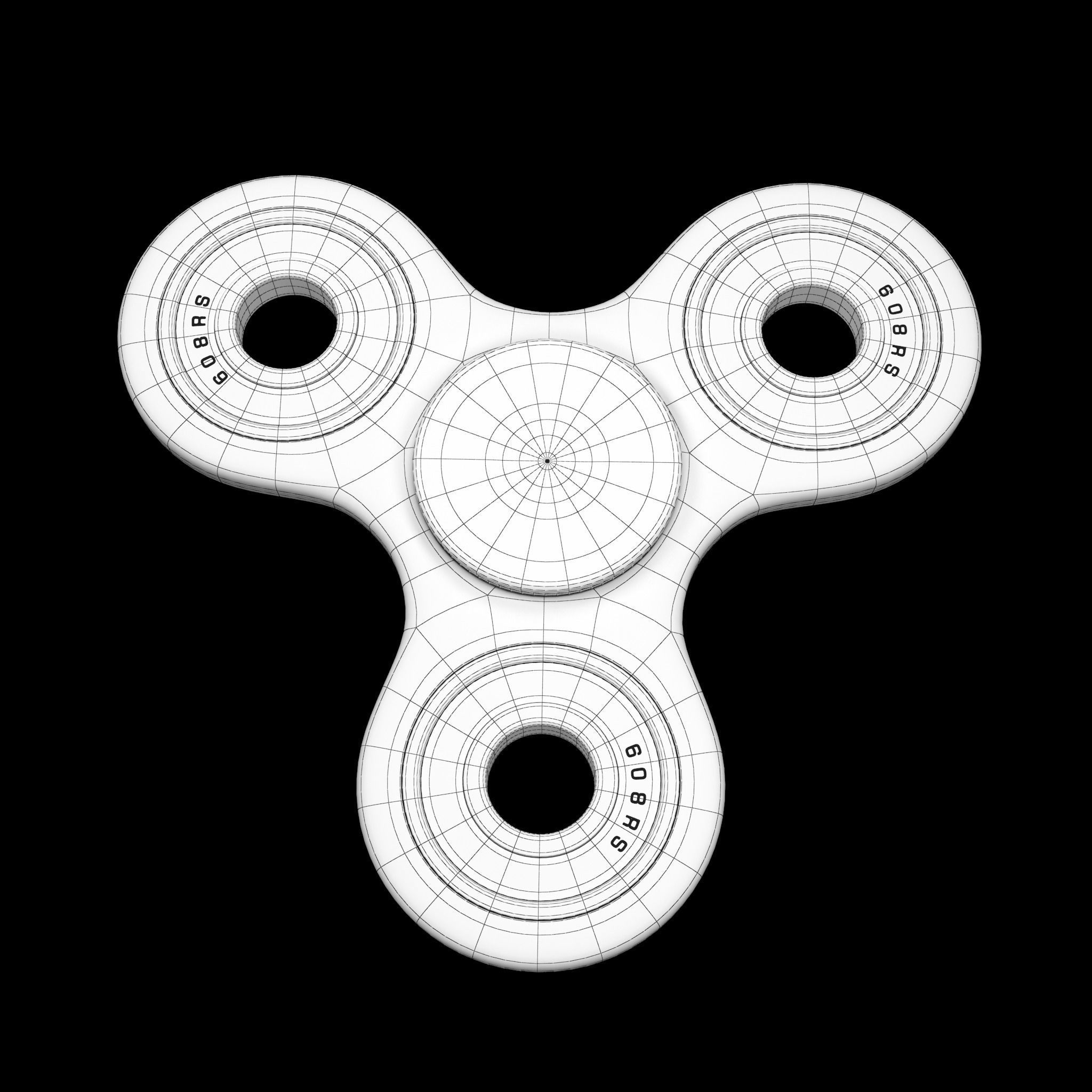 Fidget spinner 3D model_7