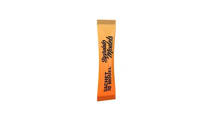 Honey Sachet Low-poly 3D model
