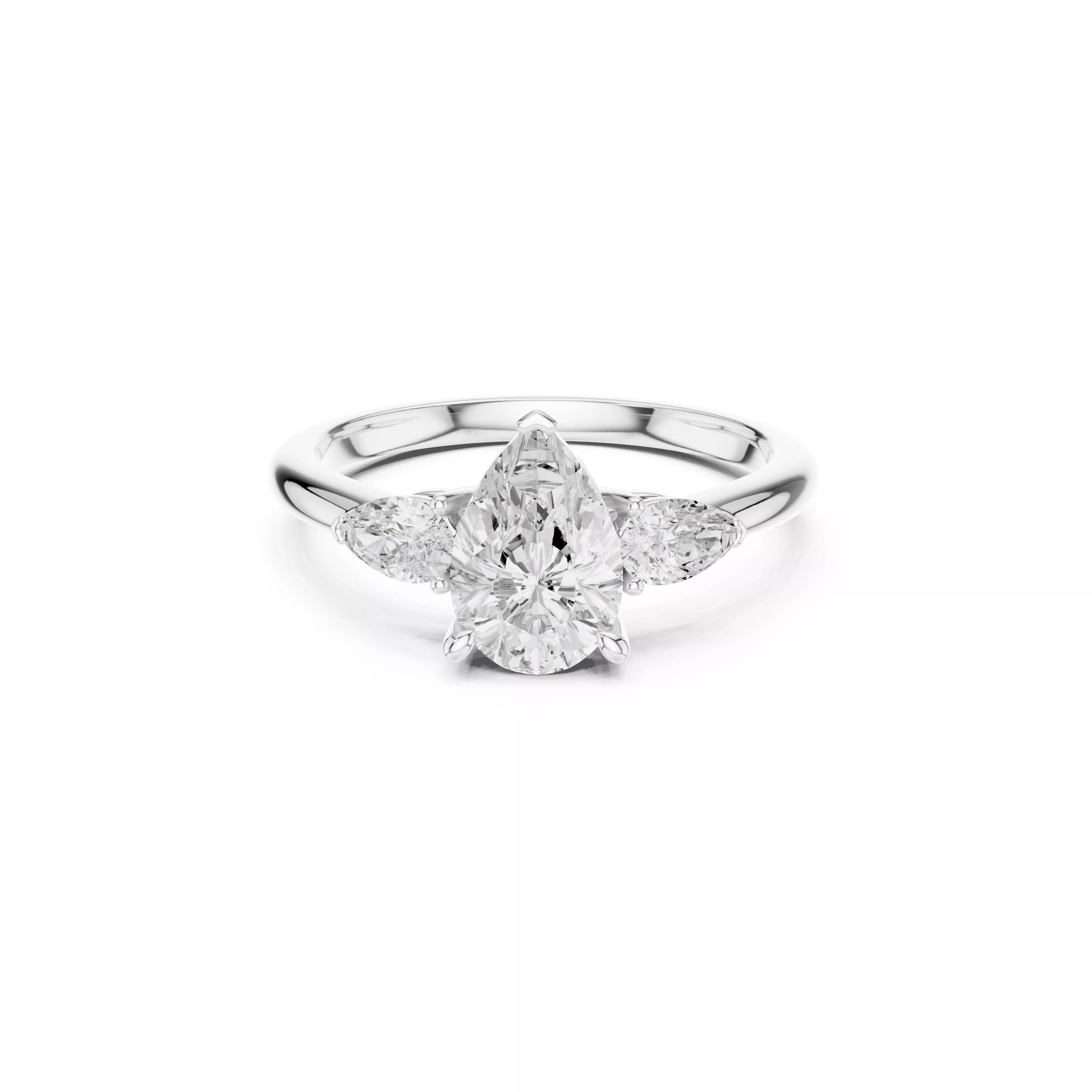 Fine Jewelry Diamond Ring STL 3DM CAD Model 94 3D print model