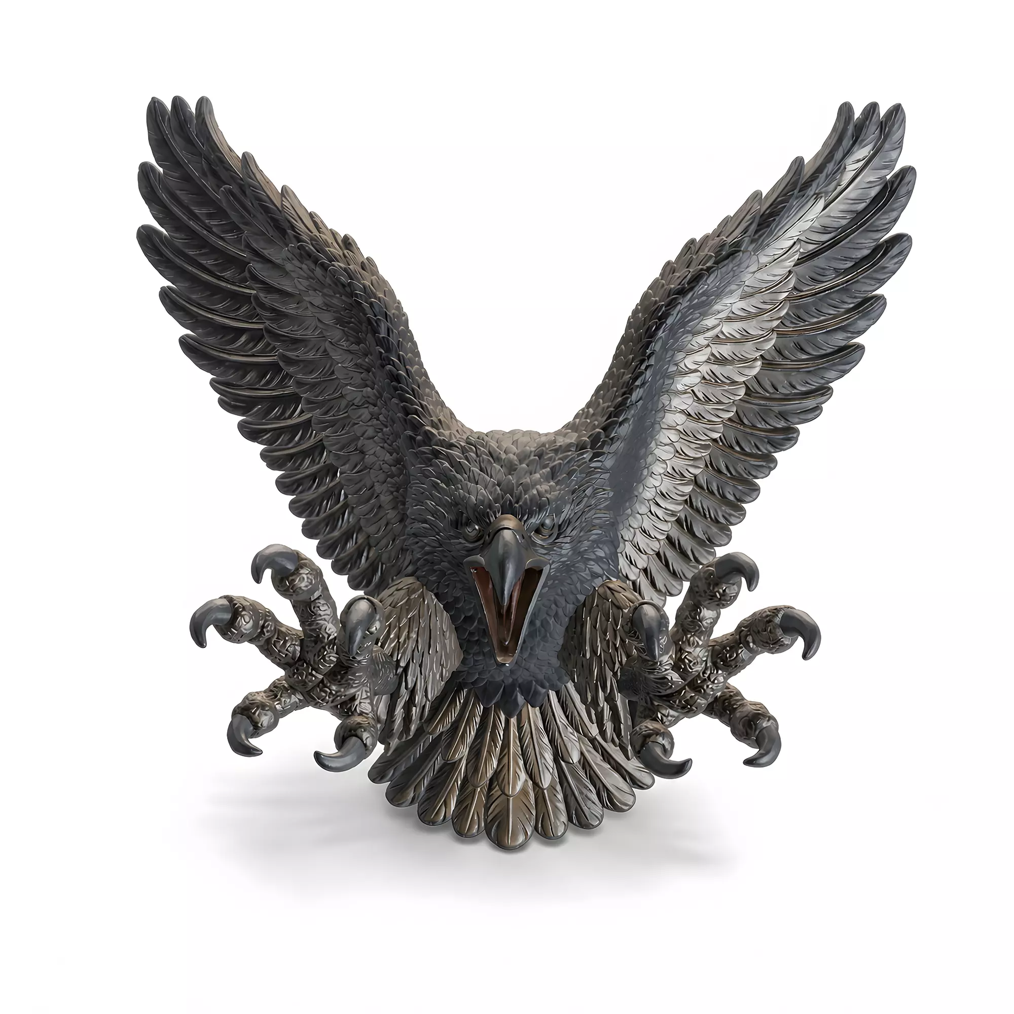 Eagle Attack Pose 3D Print Model 3D print model
