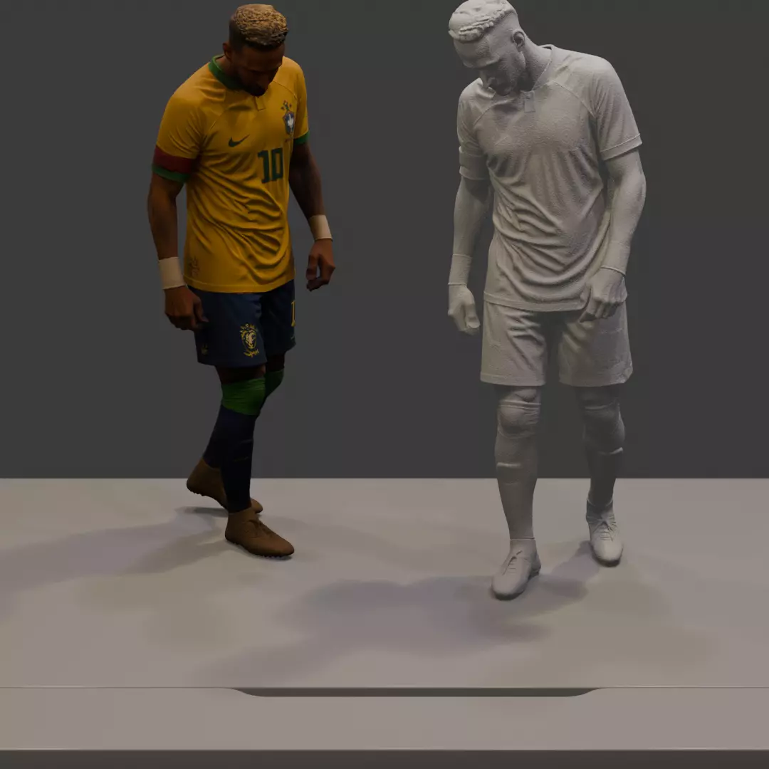 Neymar Jr - Brazil Free 3D print model