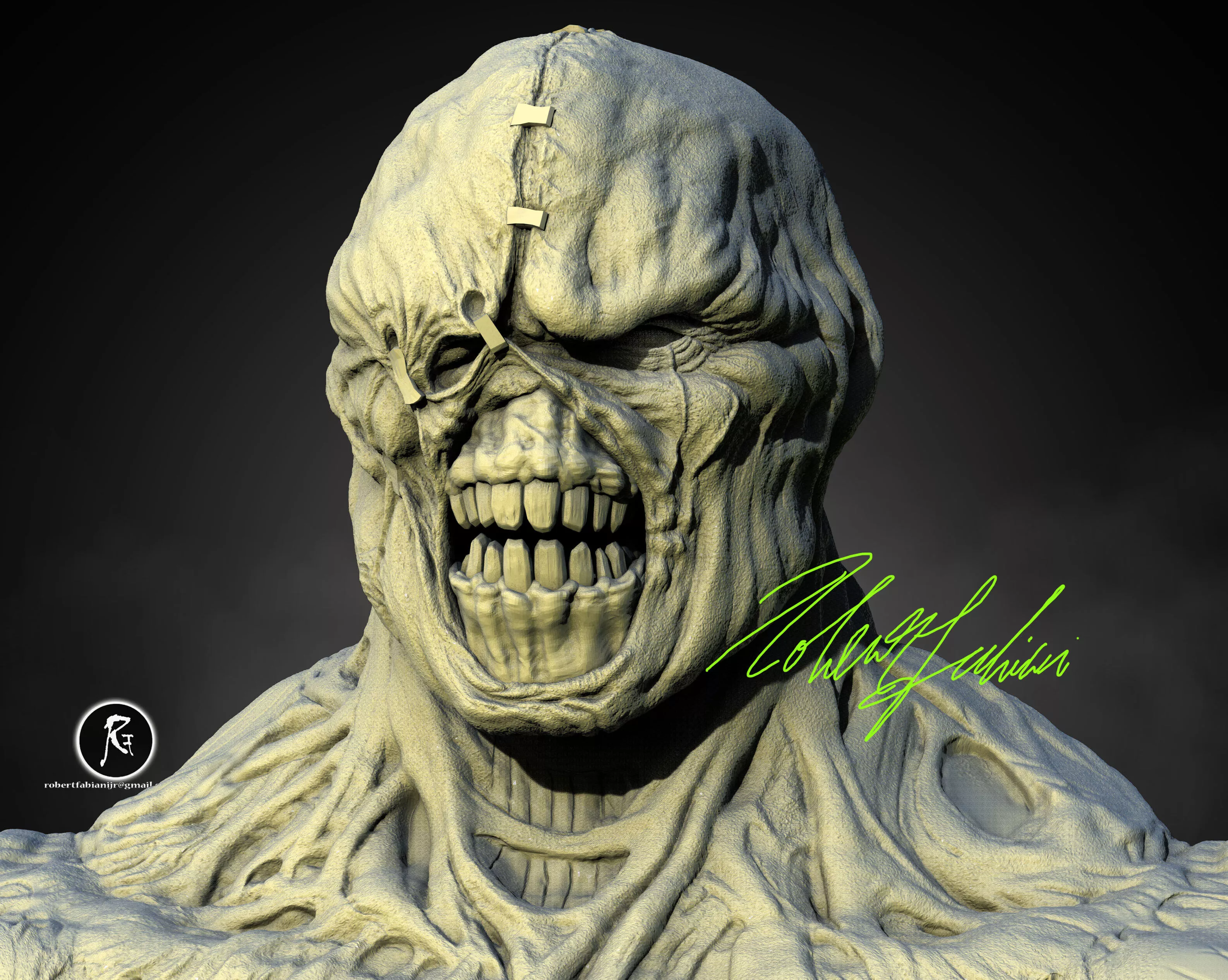 Nemesis Bust 3D print model
