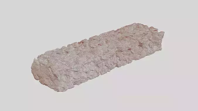 Granola Cereal Bar High-Quality 3D Photogrammetry Scan Low-poly 3D model 6