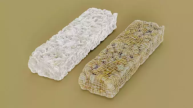 Granola Cereal Bar High-Quality 3D Photogrammetry Scan Low-poly 3D model 2