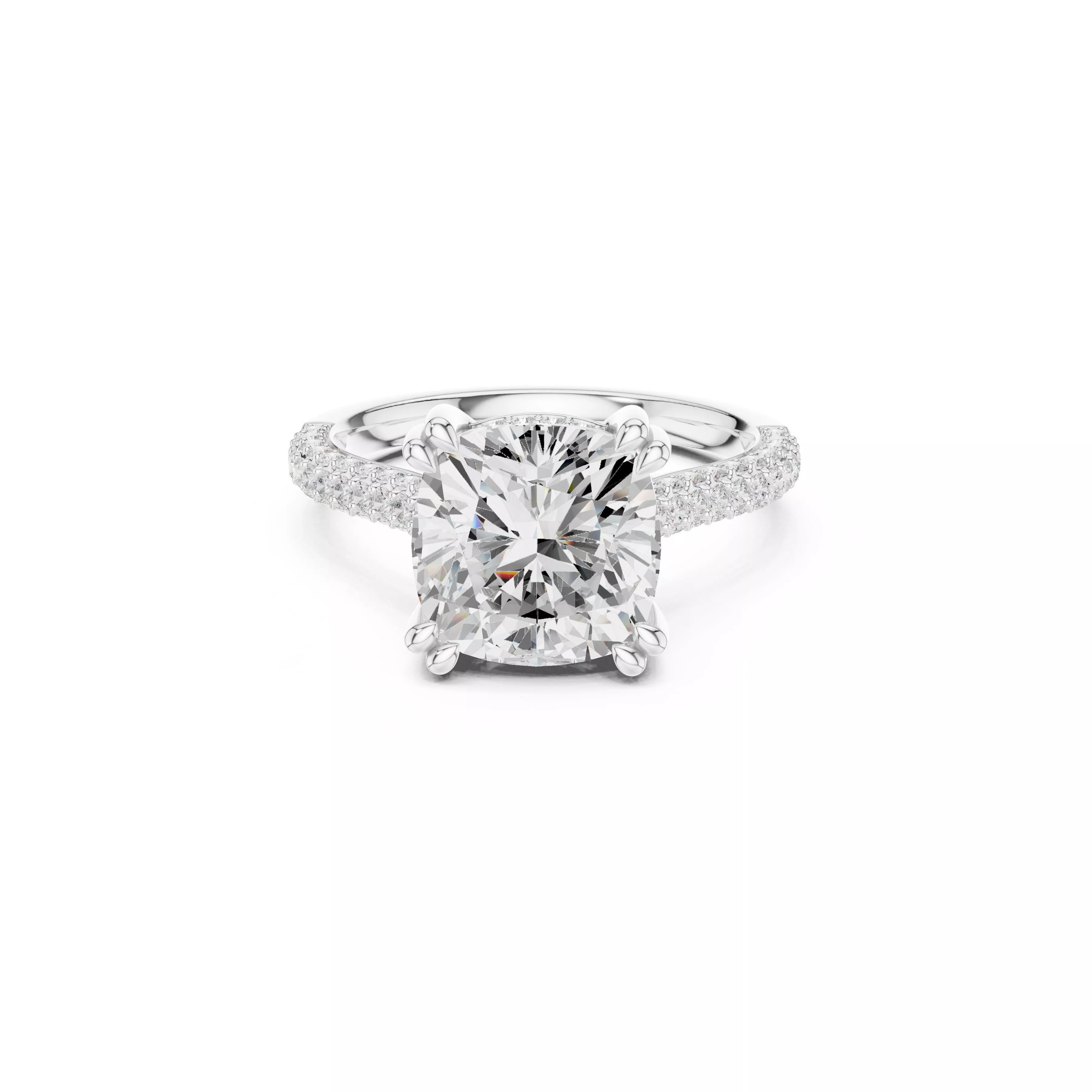 Fine Jewelry Diamond Ring STL 3DM CAD Model 83 3D print model