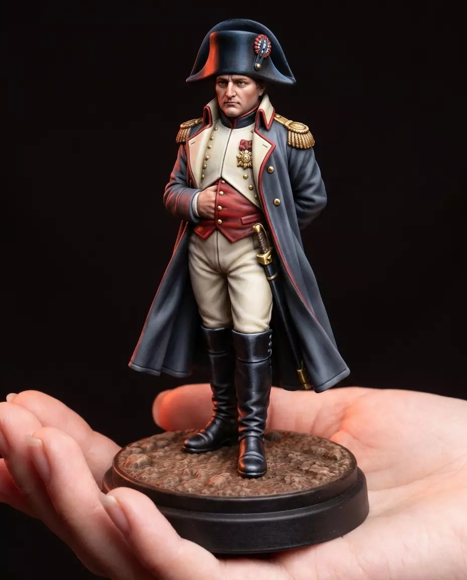 Napoleon Bonaparte Emperor French Military Legend 28mm 32mm 75mm 3D print model