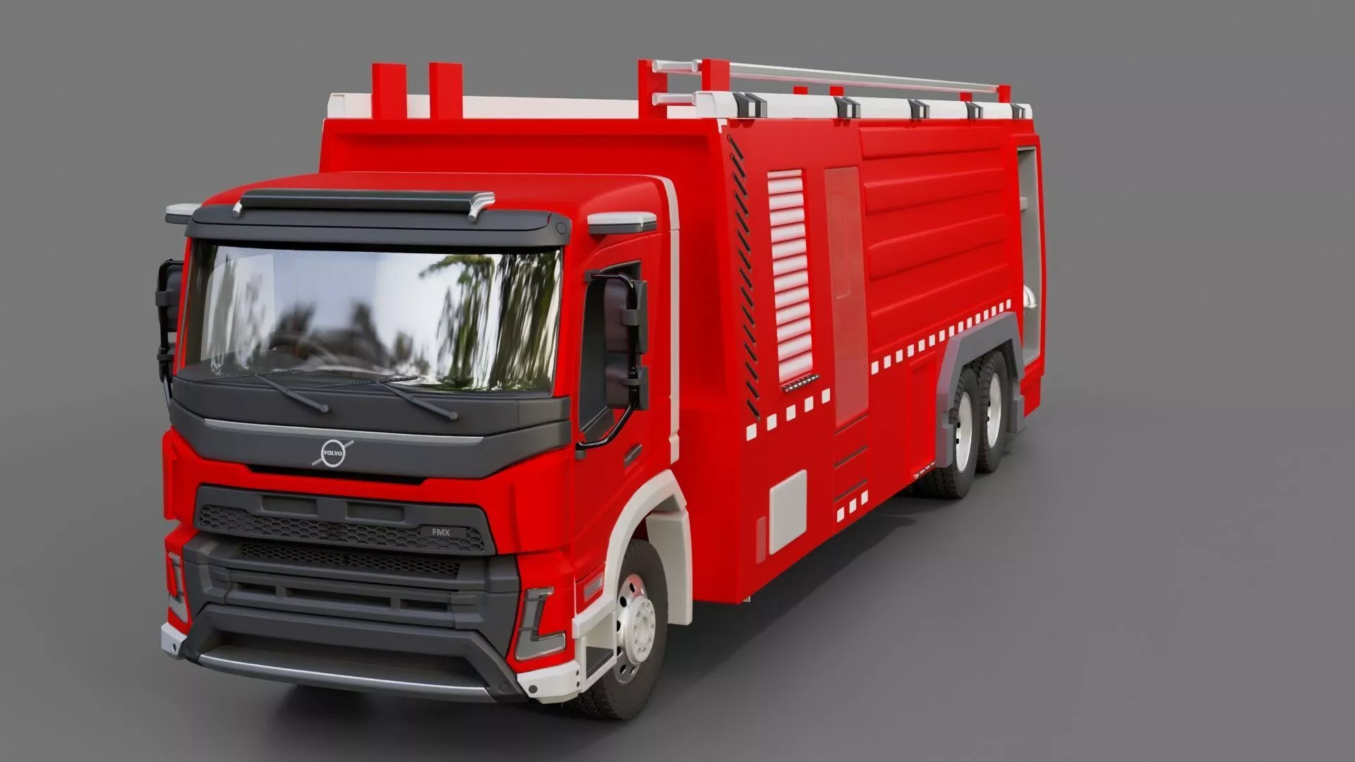 Volvo FMX Fire Truck 3D model