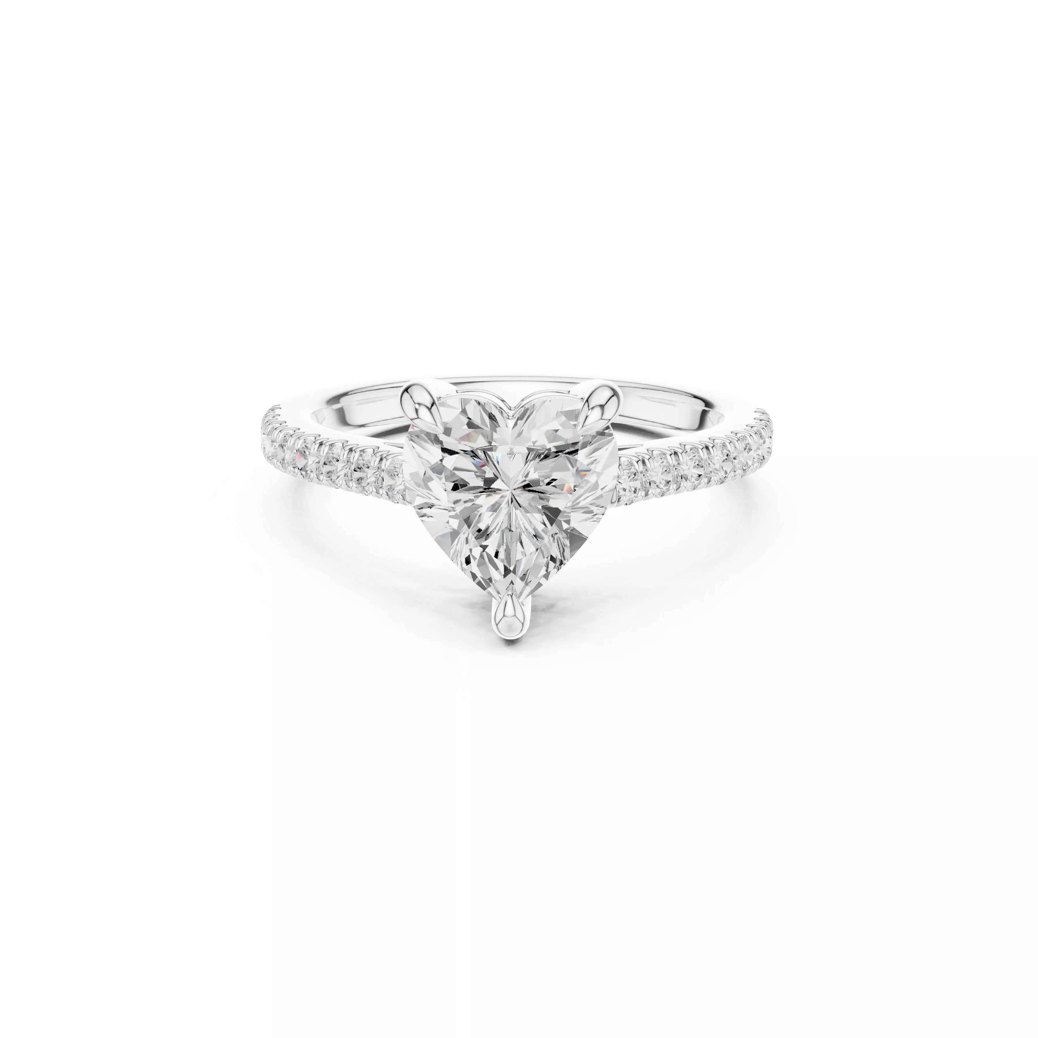 Fine Jewelry Diamond Ring STL 3DM CAD Model 8 3D print model