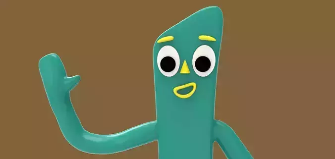 Gumby 3D Print cartoon character