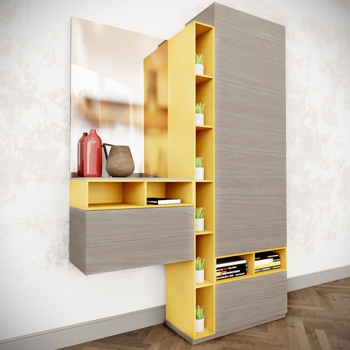 Entrance cupboard 3D model_1