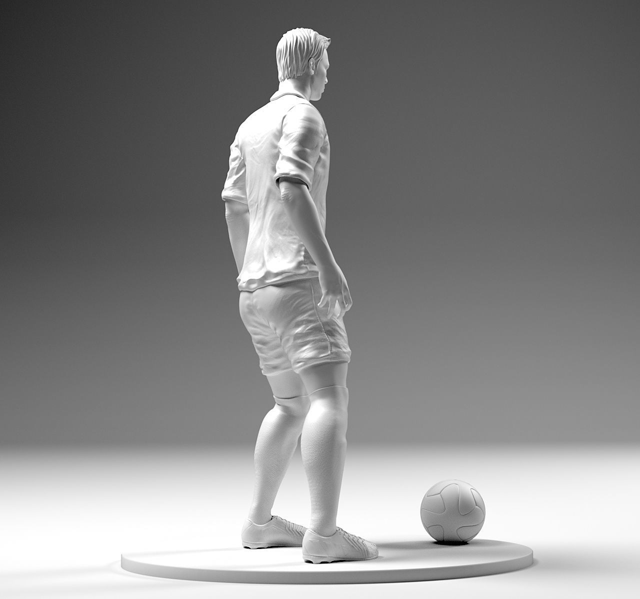Footballer 02 Prepare To Footstrike 01 Stl  3D print model_6