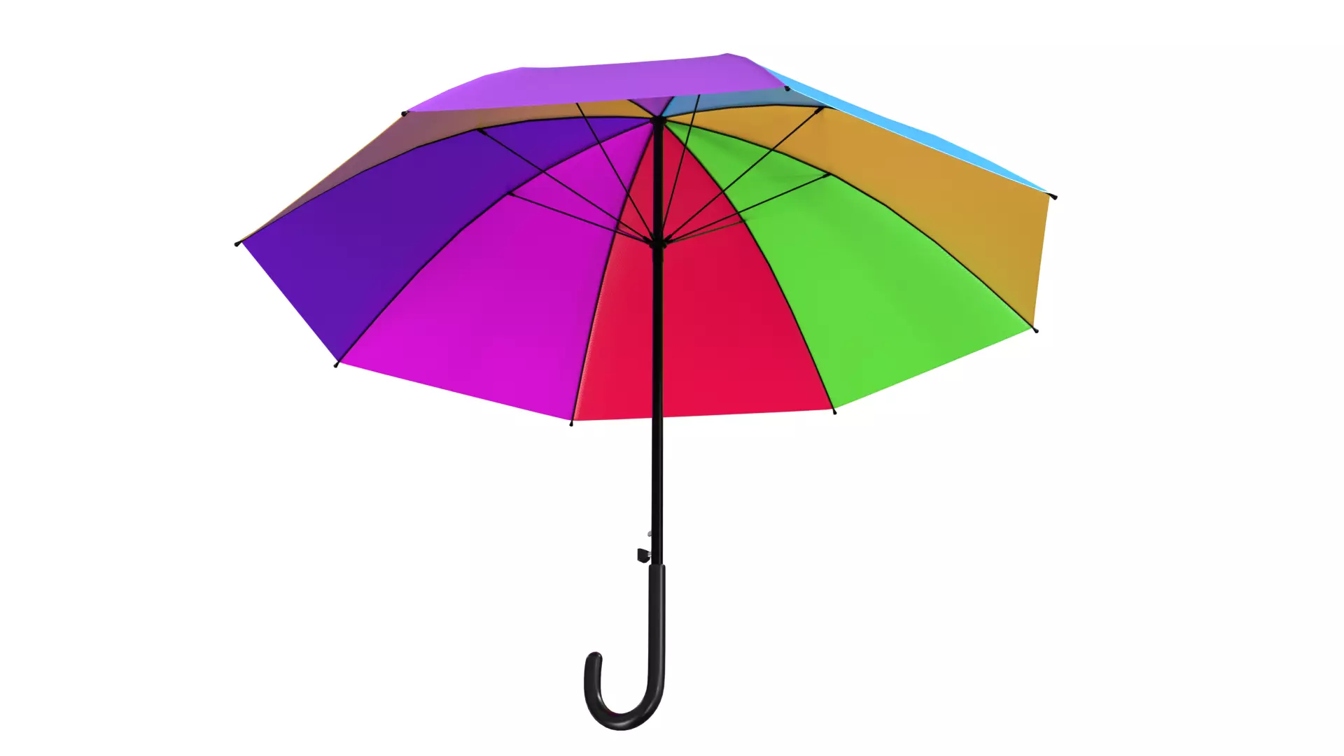 Umbrella PBR 2 Low-poly 3D model