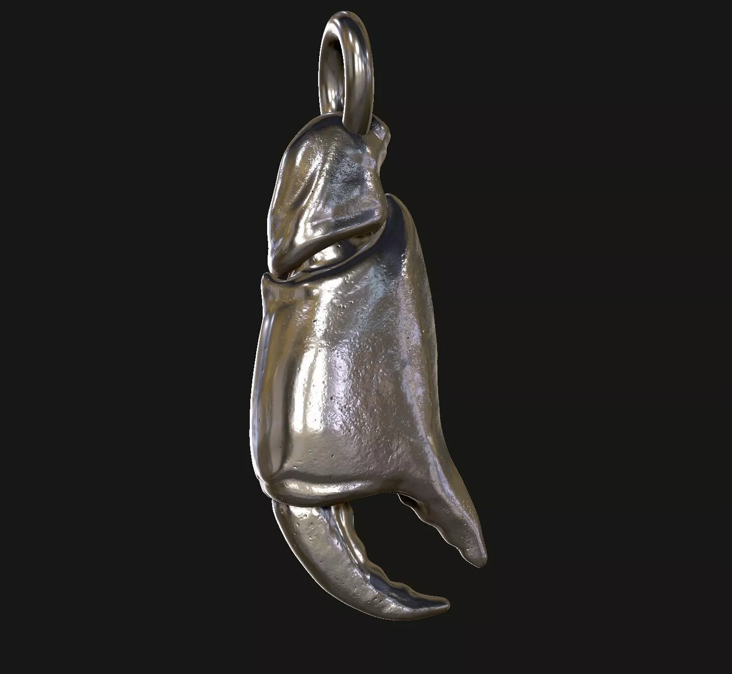Crab Claw - pendant 3D print model