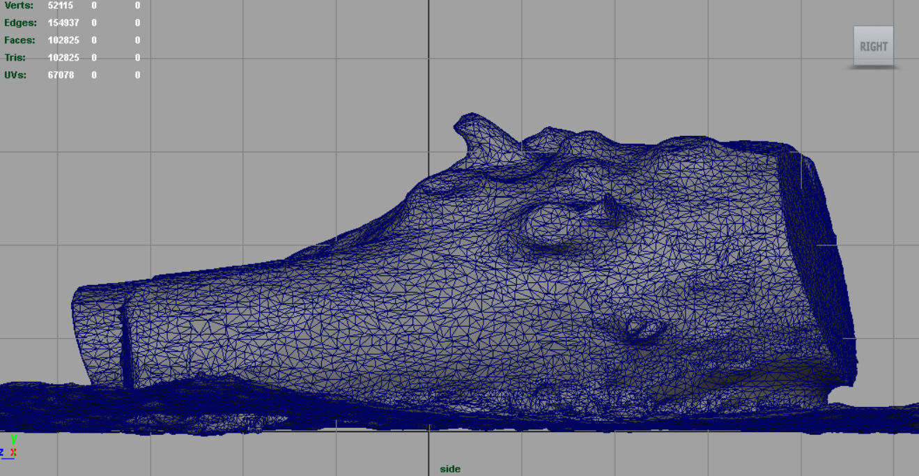 Dead trunk 4 Low-poly 3D model_12