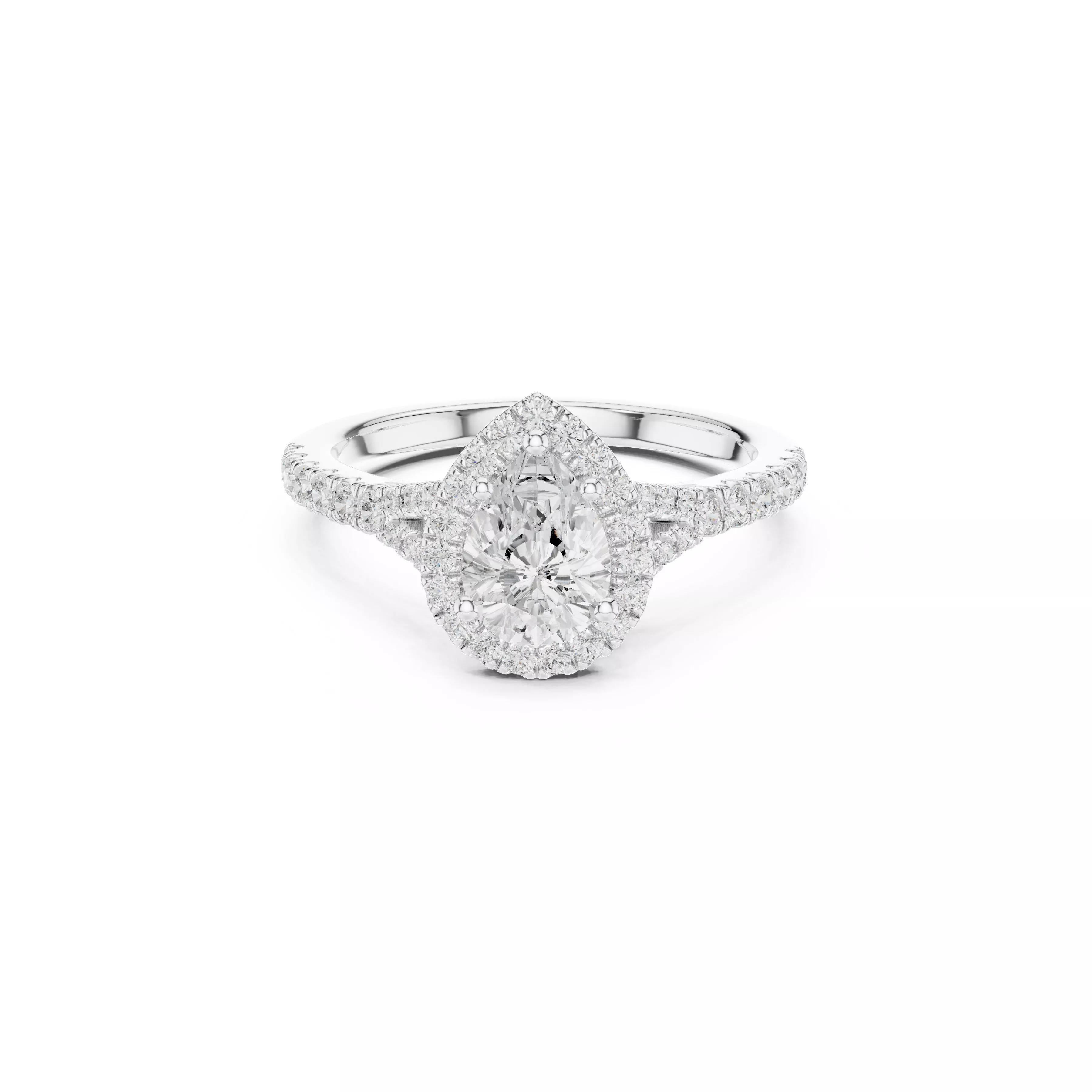 Fine Jewelry Diamond Ring STL 3DM CAD Model 41 3D print model
