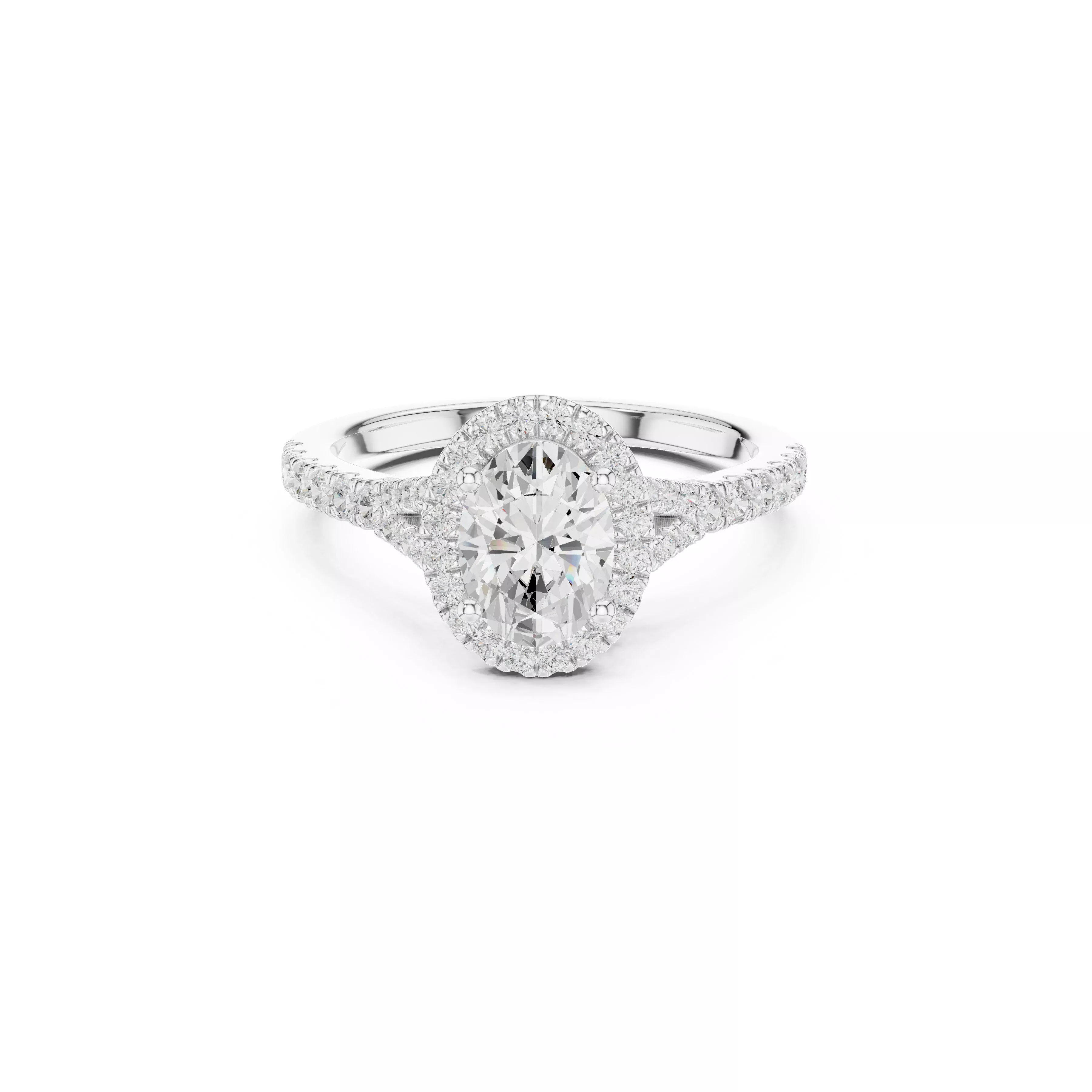 Fine Jewelry Diamond Ring STL 3DM CAD Model 40 3D print model