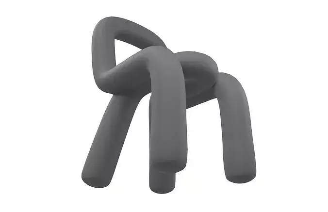 New Form Design Chair v1 001 Low-poly 3D model 4
