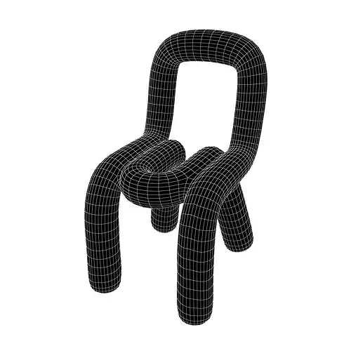 New Form Design Chair v1 002 Low-poly 3D model 6