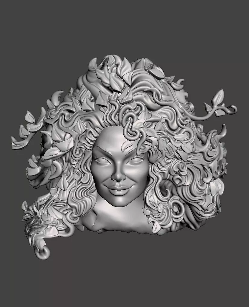 Poison Ivy headsculpt head sculpt 3D print model