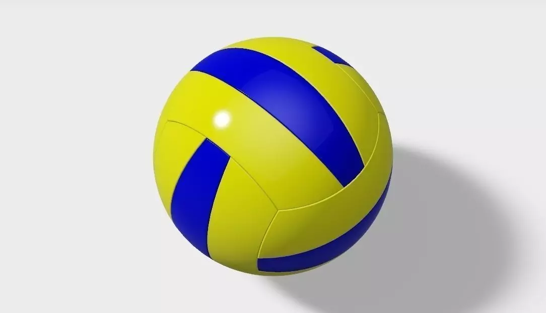 Volleyball ball 3D print model_0