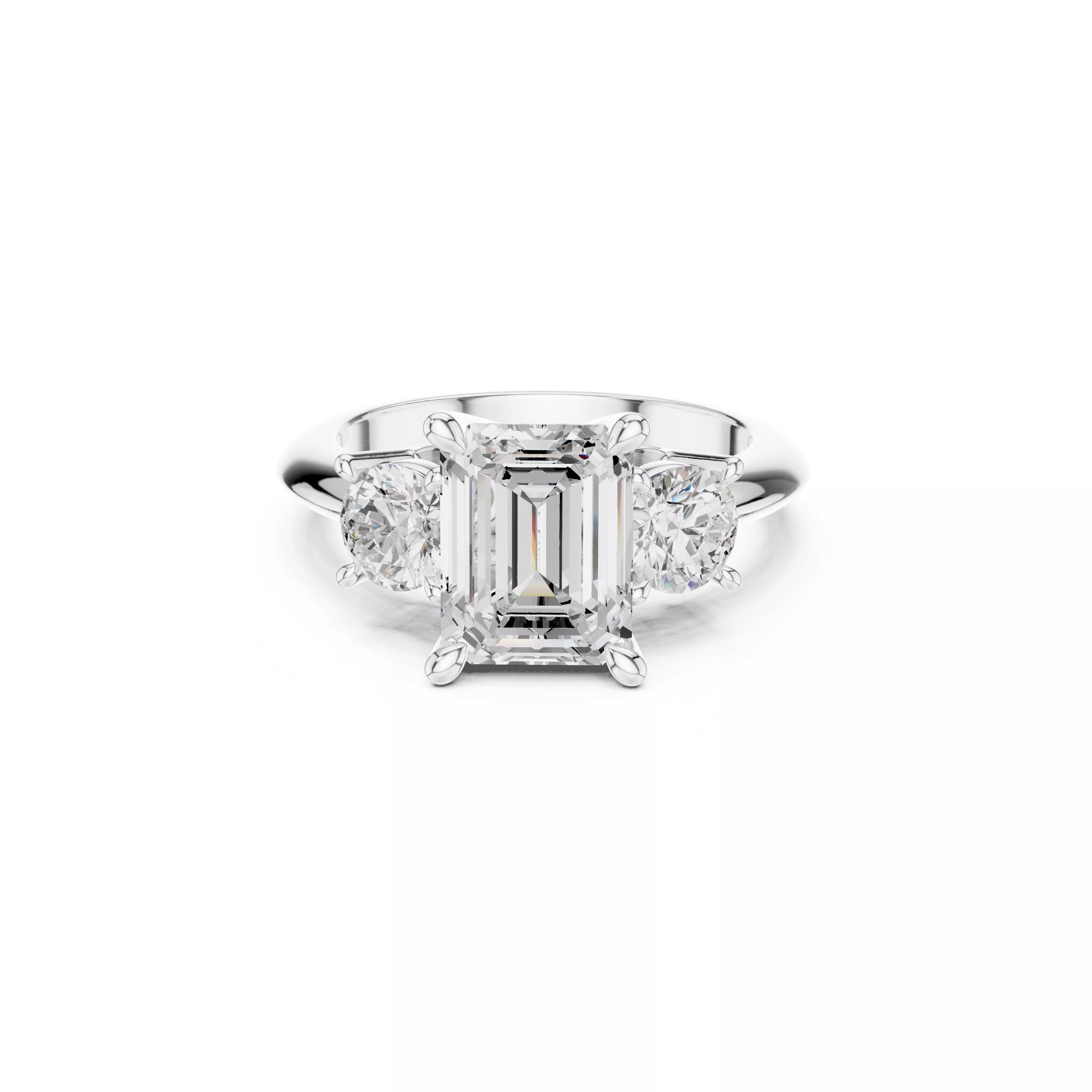 Fine Jewelry Diamond Ring STL 3DM CAD Model 31 3D print model